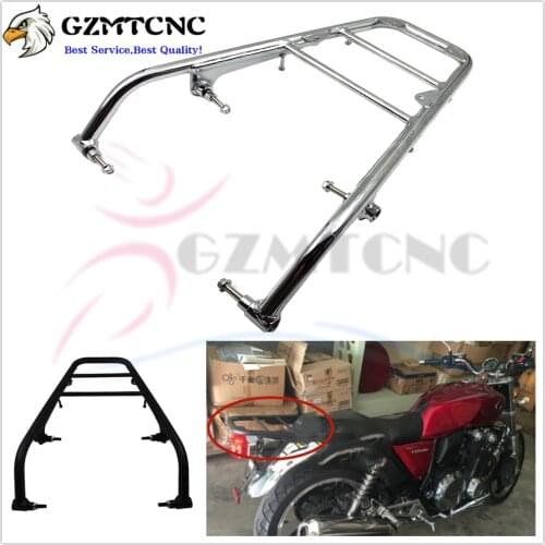 Luggage Rack Rear Saddlebag Support Touring Shelf Carrier Cargo Holder Bracket For Honda CB 1100 CB1100 11-16 2012 Chrome Silver