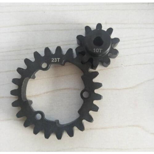 Big gear +motor gear 23T/10T gear For 1/5 traxxasXMAXX X-MAXX 6s/8s rc car parts