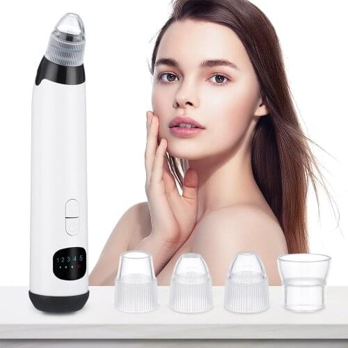 Electric Blackhead Suction Device Hot Compress Vacuum Pressure Dwing Adsorption Facial Nose Cleansing Blackheads Acne Pore