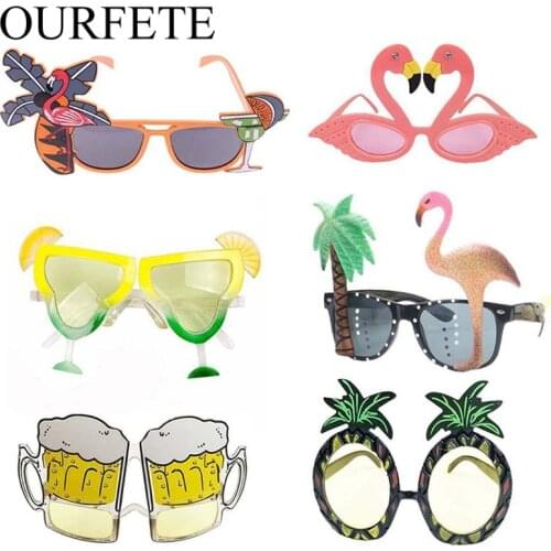 Hawaii Party Pink Flamingo Glasses Novelty Birthday Flamingos Sunglasses Girls Night Out Bachelorette Event Hen Party Supplies