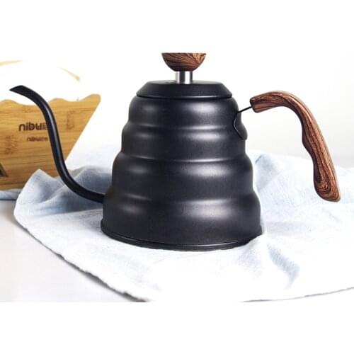 1.2L Stainless Steel Coffee Pot Coffeeware Pour Over Coffee Moka Pot Espresso Tea Coffee Accessories Barista Tools