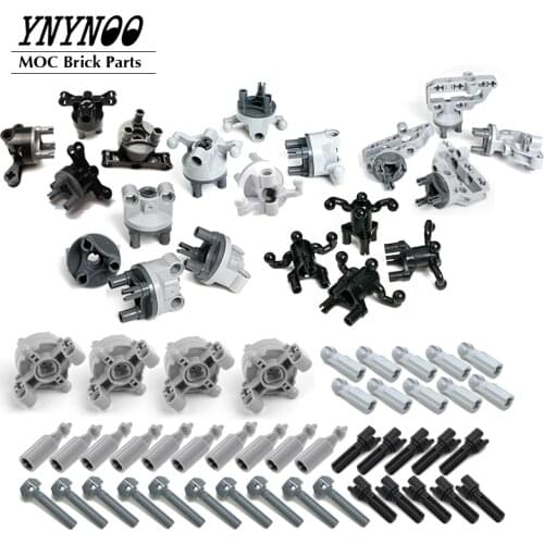 64Pcs/lot MOC Steering Suspension Building Block8 Bricks Parts DIY Toys for 32494 92906 52730 52731 11949 11950 46490 50301 9290