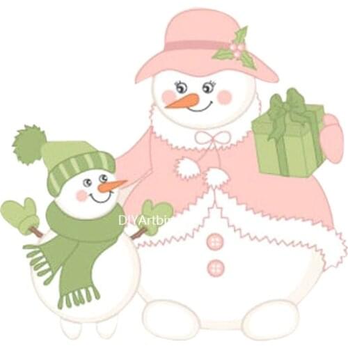 Snowman Metal cutting dies 2021 Scrapbooking Mother paper craft knife mould blade punch stencils dies