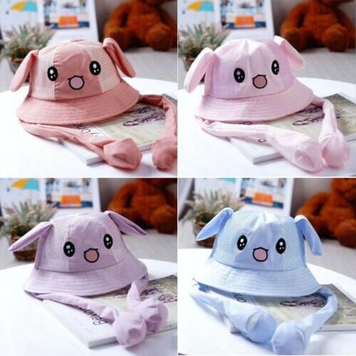 Cute Bucket Hats For Girls Cartoon Fisherman Hat Fishing Hat Bucket Hat Summer Beach Kids Baby Sun Cap