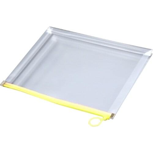 Multifunctional Transparent A4 A5 File Folder Document Bag Organizer Waterproof B36C