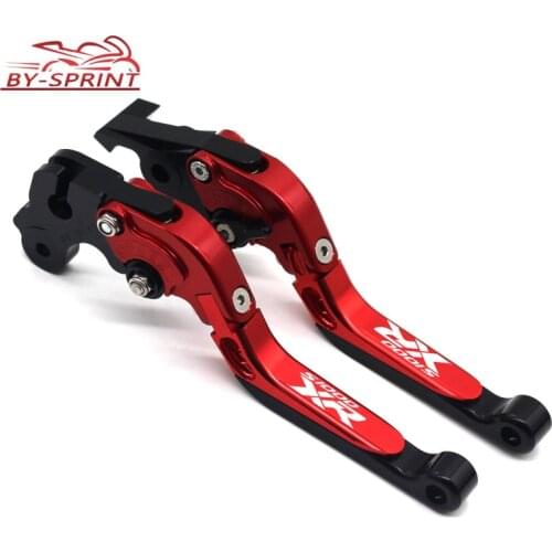 Motorcycle Accessories CNC Aluminum Adjustable Folding Brake Clutch Levers For BMW S1000XR s1000xr 2015 2016 2017 2018 LOGO