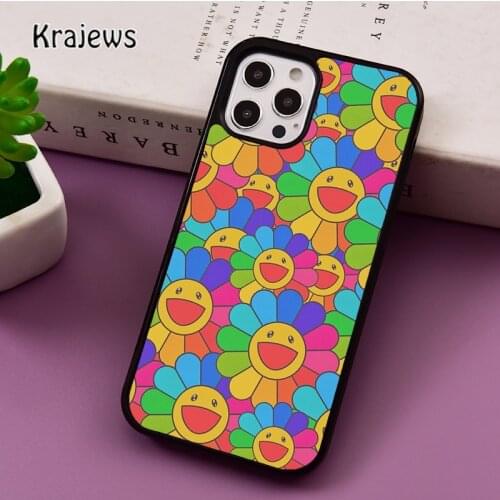 Neon Smiley phone Case For iPhone 5 SE 2020 6S 7 8 Plus 12 mini 11 Pro X XR XS Max Samsung S8 S9 S10 coque Cover