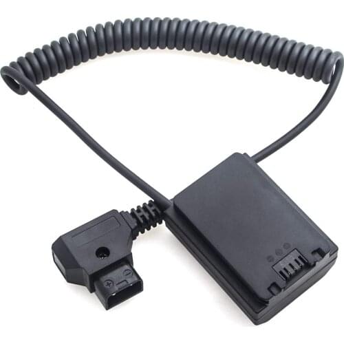NP-FZ100 Extendable Power Adapter Cable for D-Tap Connector to Dummy Battery for Sony A7III A7RIII A7SIII A7RM4 A9 ILCE-9