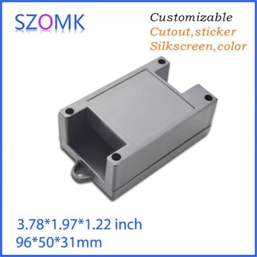 Plastic project box pcb enclosure (4pcs) 96*50*31mm instrument housing case control box electrical cabinet abs plastic enclosure