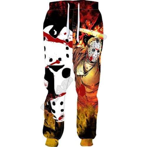 PLstar Cosmos Michael Myers Pants Men Women Novelty 3D Printed Funny Pants Full Hip Hop Sweatpants Drop Shipping Style-3
