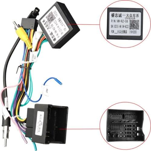 Raise RZ-VW08 Android Car DVD GPS Radio CANBUS Box For AUDI A3 A4 Q3 Q5 Skoda Rapid 2016 2017 Golf 7 With 52 Pin Plug Adapter