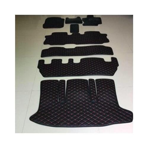 Custom full set car floor mats + trunk mat for Right Hand Drive Honda Freed GB3 GB4 GP3 6 7 8 seats 2016-2008 waterproof carpets