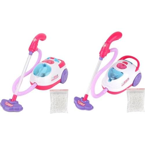 Children Play Cleaning Cart with Vacuum Cleaner Set for Educational