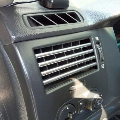 3m Interior Air Vent Grille Switch Rim Trim Outlet Decoration Strip Moulding Chrome Silver for Nissan Teana X-Trail Qashqai