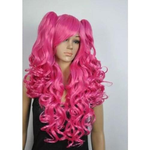 Zhaoxia++0753@Q8@* +++Akame ga KILL! Mine Two Ponytail Anime Cosplay Wig