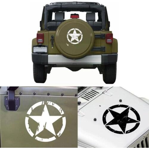 1pcs Five-pointed Star Decals American Five-pointed Personalized x Star Decorative 15cm Stickers Car 15cm A130 R8U8