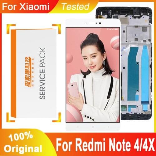 100% Original 5.5" For Xiaomi Redmi Note 4X LCD Display Screen For Redmi Note 4 LCD Global Version LCD Only For Snapdragon 625