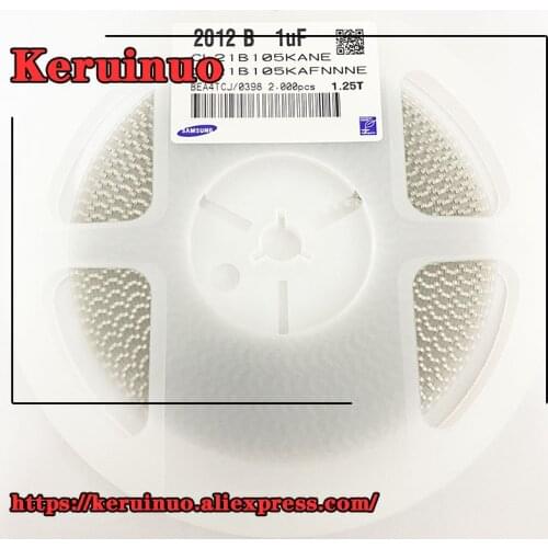 2000pcs 0805 1UF 25v new in stock