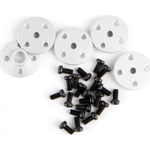 5pcs 25T Servo Arm Metal Horns For MG995 MG996 RC Servos Robot Arm Round Whosale&Dropship