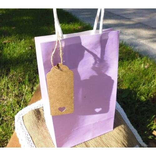 50pcs Love Heart Goldenrod With Heart Hollowed Hole Price Label Fashion Hang Kids 4X9cm Tag Bookmark