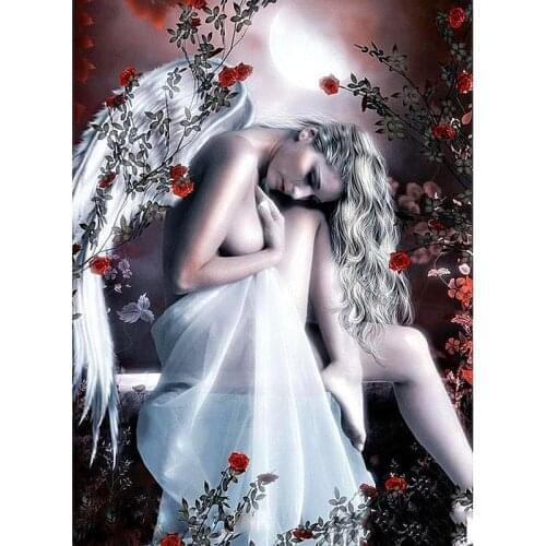 Full Square/Round Drill 5D DIY Diamond Painting "Angel beauty" 3D Embroidery Cross Stitch 5D Home Decor