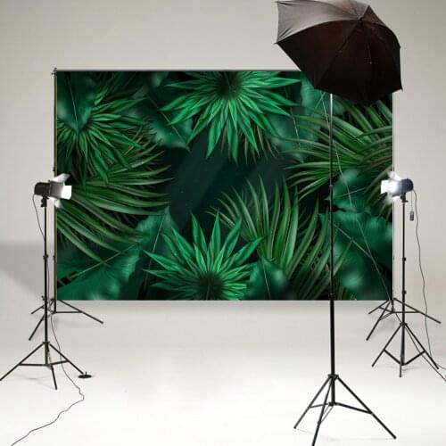 BEIPOTO Tropical plants leaves background photography studio backdrop baby shower birthday party decor bridal shower poster B894