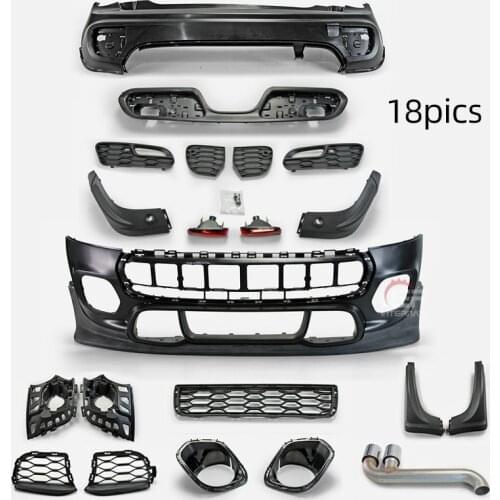 Suit For Cooper Mini F56 Jcw Refit the Front Bar, Headlight and Rear Bar