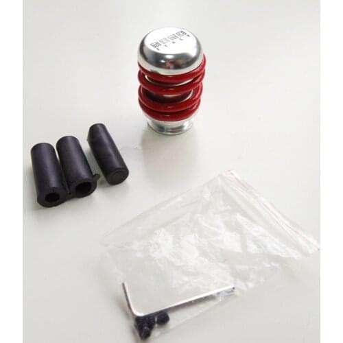 CNC Aluminum spring shape Speed JDM RACING Shift Gear Knob For Honda Fit Civic City