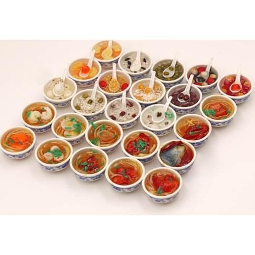 G05-X5050-1 children baby gift Toy 1:12 Dollhouse mini Furniture Miniature rement Dessert fruit noodles food 1pcs