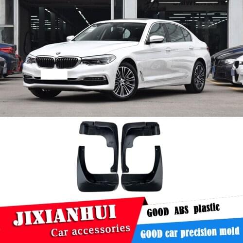 For BMW 5 Series 2018-2020 Mudflaps Splash Guards Front With the color and rear Mud Flap Mudguards Fender Modified special