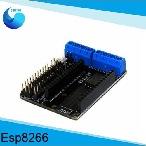 DOIT ESP8266 NodeMCU Motor Shield with L293D Extension Board for RC kit DIY Smart Car Remote Control Toy Robot Chassis