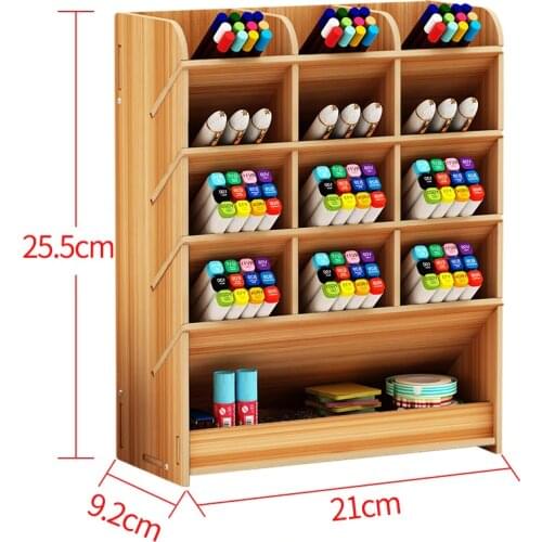 Exquisite creative office desktop multifunctional storage box personalized pen holder decorative rack storage box
