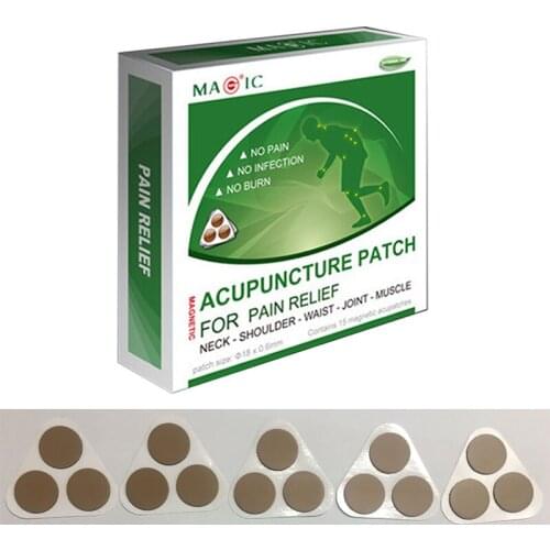 Chinese moxibustion herbal patch acupuncture needle patch instead