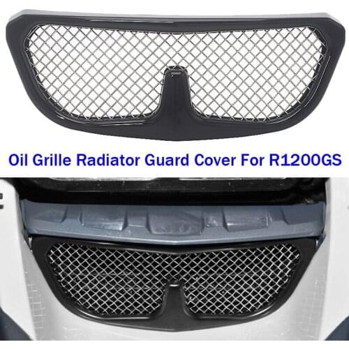 Black Sliver Oil Cooler Guard Radiator Water Cooler Grill Cover Protection for BMW R1200GS R 1200 GS 2006 - 2009 2010 2011 2012