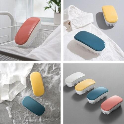 Multi-functional Plastic Shoe Clothes Brush Cleaning Soft Brush Laundry Washing Household Cleaning Tool