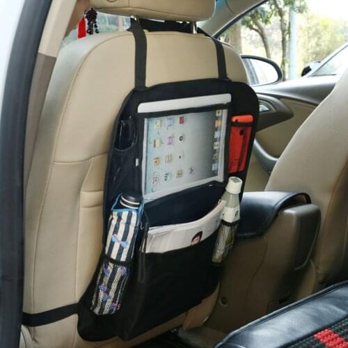 Multi-function Car Organizer Seat Back Storage Bags Phone Pocket Pouch for Books Tablet Mobile Drinks Tissue Auto Accessories