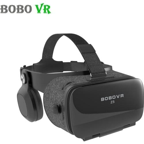 BOBOVR Z5 VR Virtual Reality Headset Box Stereo Wireless 3D VR Glasses for IOS Android Smart Phone Bluetooth Controller