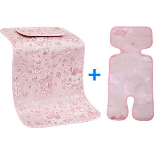 Baby Bed Icy Silk Cooling Mat Baby Car Cooling Mat