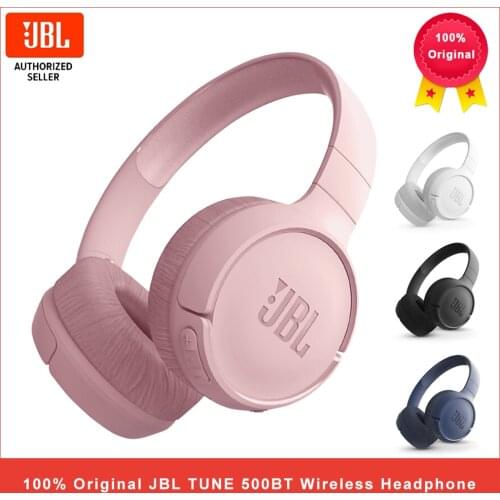 Original JBL T500BT Headphone Deep Bass Sound Sports Game Bluetooth Headset with Mic Noise Canceling Foldable Earphones