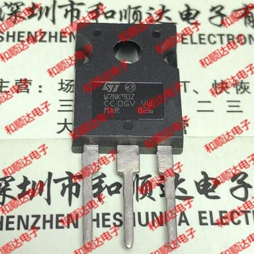 Original New / 2pcs / STW7NK90Z W7NK90Z TO-247 900V 7A
