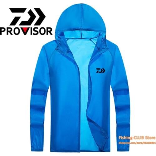 Daiwa Professional Fishing Hoodie Breathable Quick Dry Fishing Clothes Anti-UV Sunscreen Sun Protection Clothing Fishing Shirt