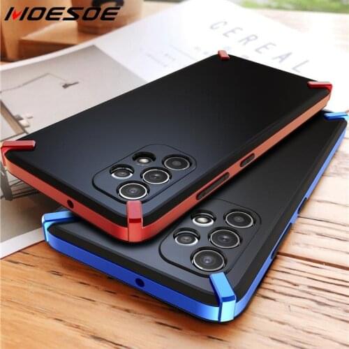 Shockproof Armor Hard PC Phone Case Cover For Samsung A32 4G A52 A72 5G S21 Plus Ultra S21 Matte Translucent Back Cover