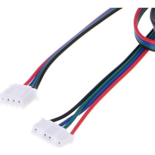 QX2B 5Pcs 3D Printer 4-Pin Female-Female XH2.54 Connector Nema17 Stepper Motor Cable