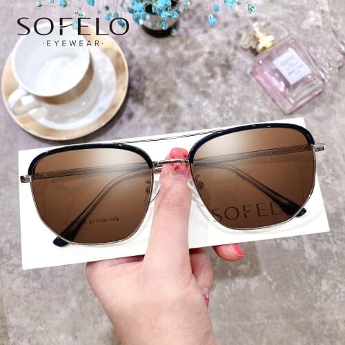 Custom Progressive Prescription Sunglasses Men Polarized UV400 Korea Optical Sun Glasses For Women Multifocal Bifocal Eyewear