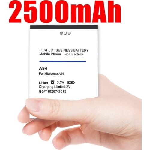 High Quality 2500mAh A94 Battery for Micromax A94 battery