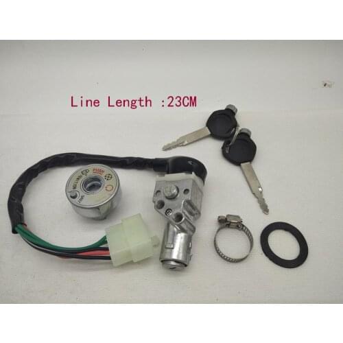 A506 Motorcycle DY100 110 Sets of Lock Electrical Door Lock Element Lock Motorcycle Parts TBT110 100 CH125 Ignition Lock