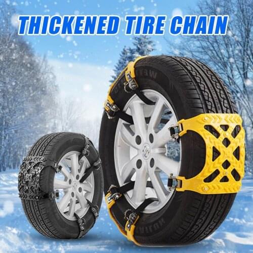 Winter Car Snow Chain Tires Universal Multi-function Car Off-road Vehicle SUV Cars Snow Tire Chain For Winter Roadway Safety