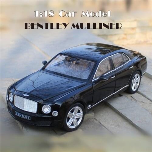 1:18 Alloy Diecast Car Model Mulliner Miniature Collection toy car Model Metal Car Suit Toys for Children Birthday Gift