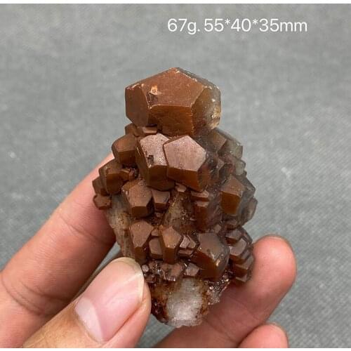 100% natural orange stepped calcite quartz cured crystal gems free shipping