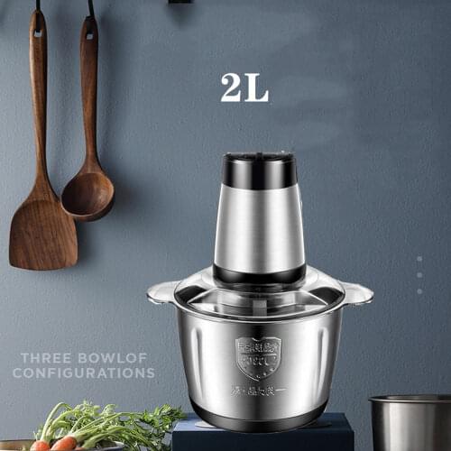 Powerful Meat Grinder blender chopper with mixer function for making minced meat, chopped meat, sauces and smoothies